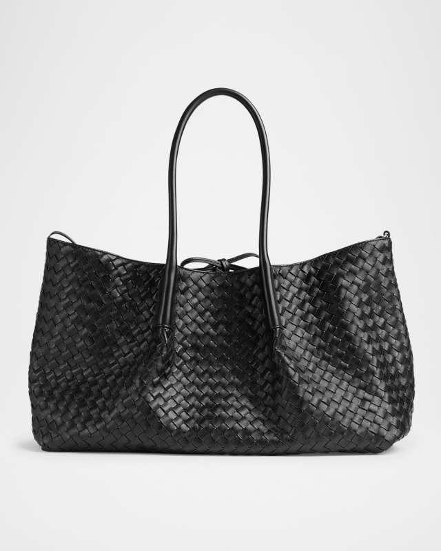 Reversible Suede & Leather Tote Bag